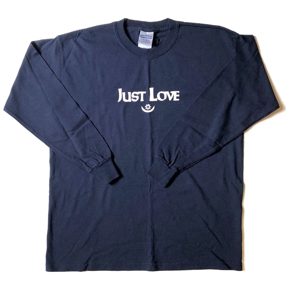 Just Love Shirt Blue T-Shirt Youth Large Inspirational